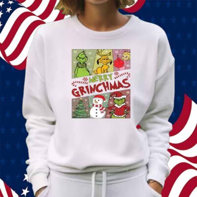 Retro Merry Grinchmas Shirt