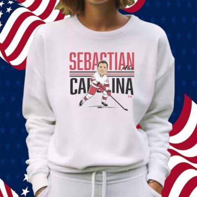 SEBASTIAN AHO CENTER ICE CARICATURE SHIRT