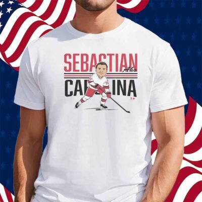 SEBASTIAN AHO CENTER ICE CARICATURE SHIRT