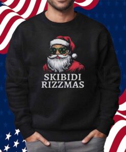 Skibidi Rizzmas Christmas Rizz Santa Claus Charisma Kid Cool Shirt