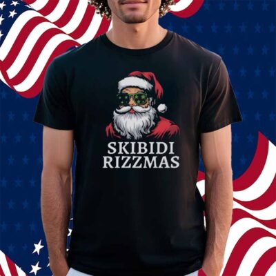 Skibidi Rizzmas Christmas Rizz Santa Claus Charisma Kid Cool Shirt