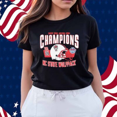Snoop Dogg Arizona Bowl NC State Wolfpack Go Bowling Military Bowl Champions 2024 Shirt