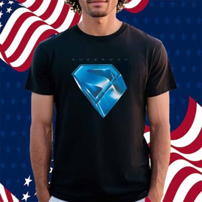 Superman 2025 Movie Stylized S-Shield Shirt