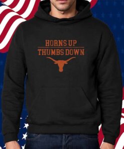 TEXAS FOOTBALL HORNS UP THUMBS DOWN SHIRT