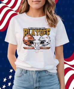 Texas Longhorns vs Clemson Tigers College Football Playoff 2025 First Round Head-To-Head Shirt