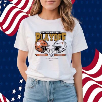 Texas Longhorns vs Clemson Tigers College Football Playoff 2025 First Round Head-To-Head Shirt