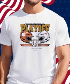 Texas Longhorns vs Clemson Tigers College Football Playoff 2025 First Round Head-To-Head Shirt
