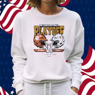 Texas Longhorns vs Clemson Tigers College Football Playoff 2025 First Round Head-To-Head Shirt