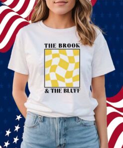 The Brook & The Bluff Wavy Yellow Checkered Shirt