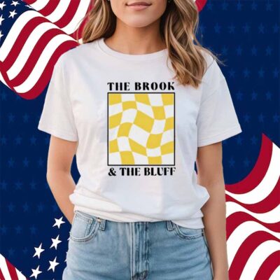 The Brook & The Bluff Wavy Yellow Checkered Shirt