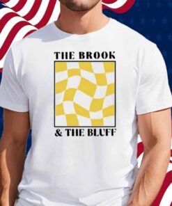 The Brook & The Bluff Wavy Yellow Checkered Shirt