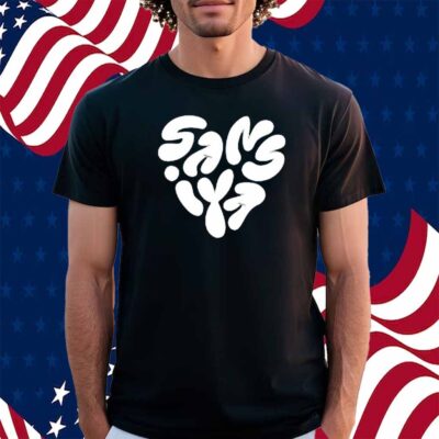 Thegrefg Wearing Saiyans Corazón Saiyans Shirt