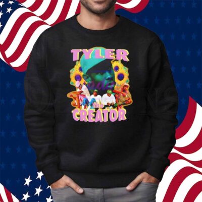 Tyler The Creator Sunflower Vintage Hiphop 90s Rapper Shirt
