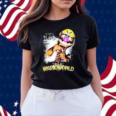 Wario Bling Bling King Wario World Shirt
