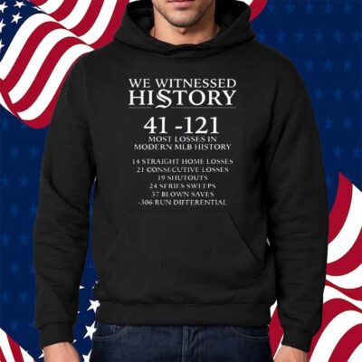 We Witnessed History Celebrating The 2024 White Sox Shirt