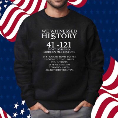 We Witnessed History Celebrating The 2024 White Sox Shirt
