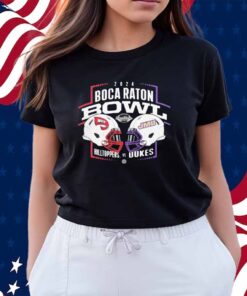 Western Kentucky Hilltoppers Vs James Madison Dukes 2024 Boca Raton Bowl Helmet Shirt