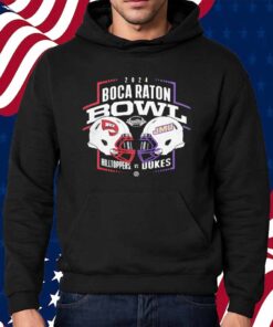 Western Kentucky Hilltoppers Vs James Madison Dukes 2024 Boca Raton Bowl Helmet Shirt