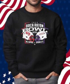 Western Kentucky Hilltoppers Vs James Madison Dukes 2024 Boca Raton Bowl Helmet Shirt