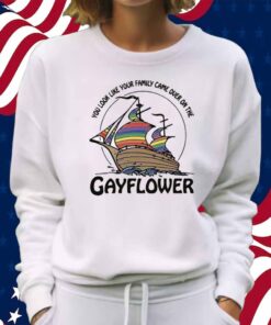You Look Like Your Family Came Over On The Gayflower Shirt
