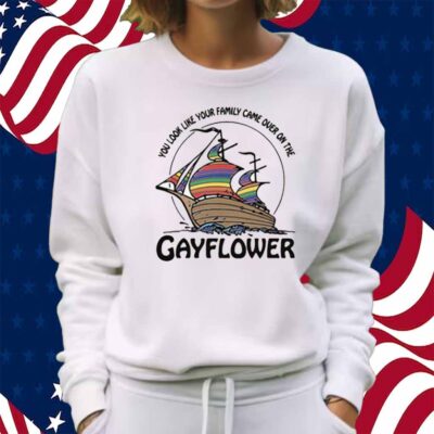 You Look Like Your Family Came Over On The Gayflower Shirt