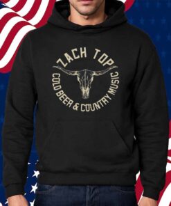 Zach Top Black Skull Logo Shirt
