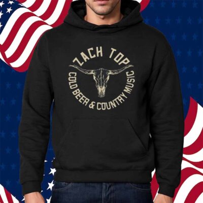 Zach Top Black Skull Logo Shirt