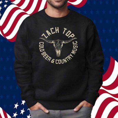 Zach Top Black Skull Logo Shirt