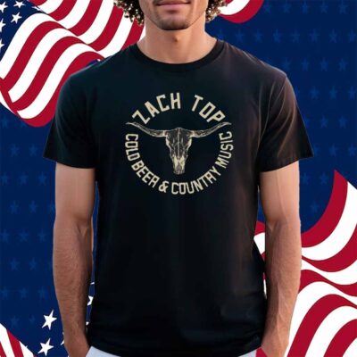 Zach Top Black Skull Logo Shirt
