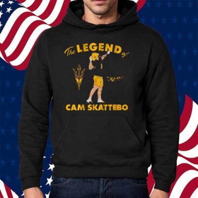 ARIZONA STATE FOOTBALL THE LEGEND OF CAM SKATTEBO SHIRT