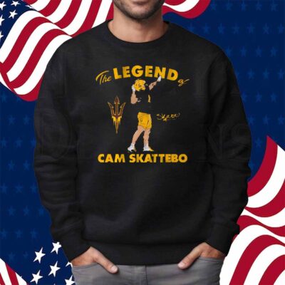 ARIZONA STATE FOOTBALL THE LEGEND OF CAM SKATTEBO SHIRT