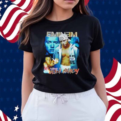 Bbnomula Wearing Eminem My Name Is Slim Shady Shirt