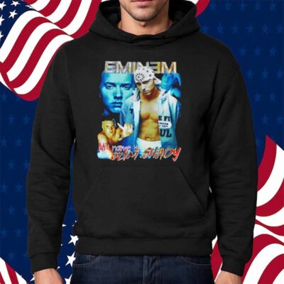 Bbnomula Wearing Eminem My Name Is Slim Shady Shirt