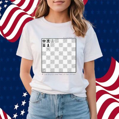By Paul Morphy 1856 White To Play And Mate In Two Moves Shirt