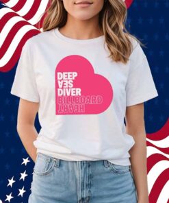 Deep Sea Diver Pink Billboard Heart New Shirt