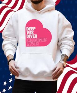 Deep Sea Diver Pink Billboard Heart New Shirt