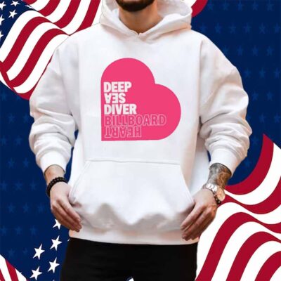 Deep Sea Diver Pink Billboard Heart New Shirt