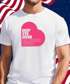 Deep Sea Diver Pink Billboard Heart New Shirt