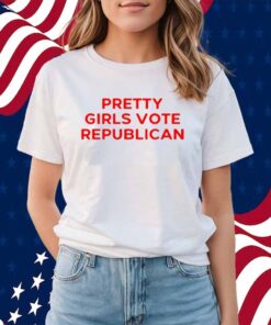 Elizabeth Barcohana Wearing Pretty Girls Vote Republican Shirt