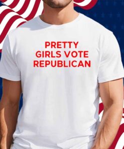 Elizabeth Barcohana Wearing Pretty Girls Vote Republican Shirt