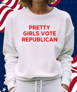 Elizabeth Barcohana Wearing Pretty Girls Vote Republican Shirt