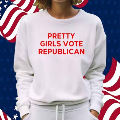 Elizabeth Barcohana Wearing Pretty Girls Vote Republican Shirt