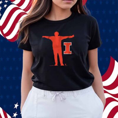 ILLINOIS FOOTBALL COACH SIGN SHIRT