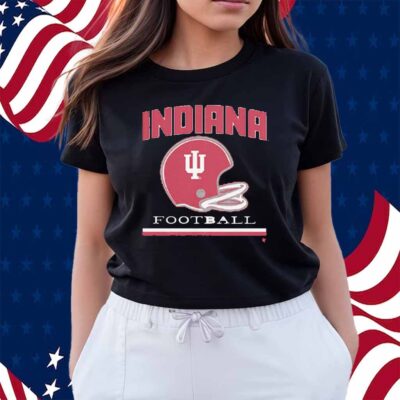 INDIANA FOOTBALL VINTAGE HELMET SHIRT