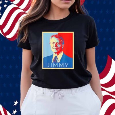 Jimmy Carter USA Former President Portrait Pop Art Shirt