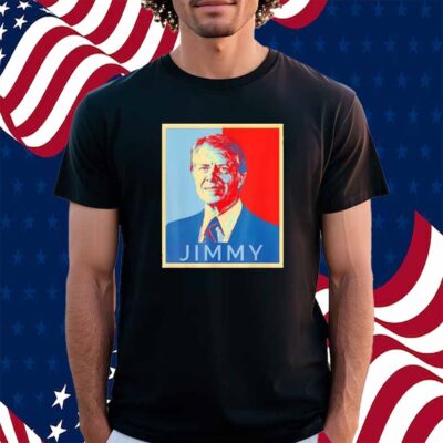 Jimmy Carter USA Former President Portrait Pop Art Shirt