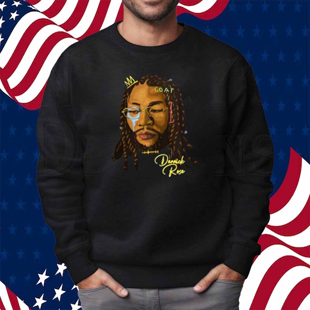 Joakim Noah Wearing Goat Derrick Rose Shirt