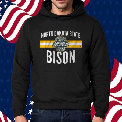 NDSU FOOTBALL 2024 FCS NATIONAL CHAMPS LOGO STRIPE SHIRT