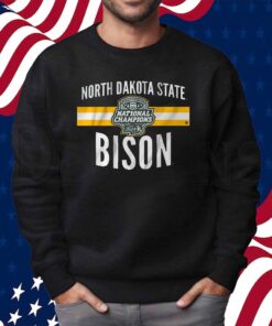 NDSU FOOTBALL 2024 FCS NATIONAL CHAMPS LOGO STRIPE SHIRT