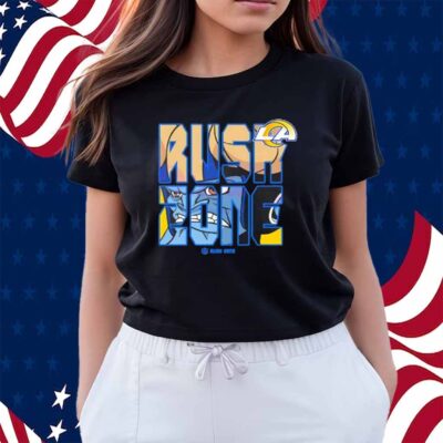 Nfl Rush Zone Cartoon Los Angeles Rams Football Shirt